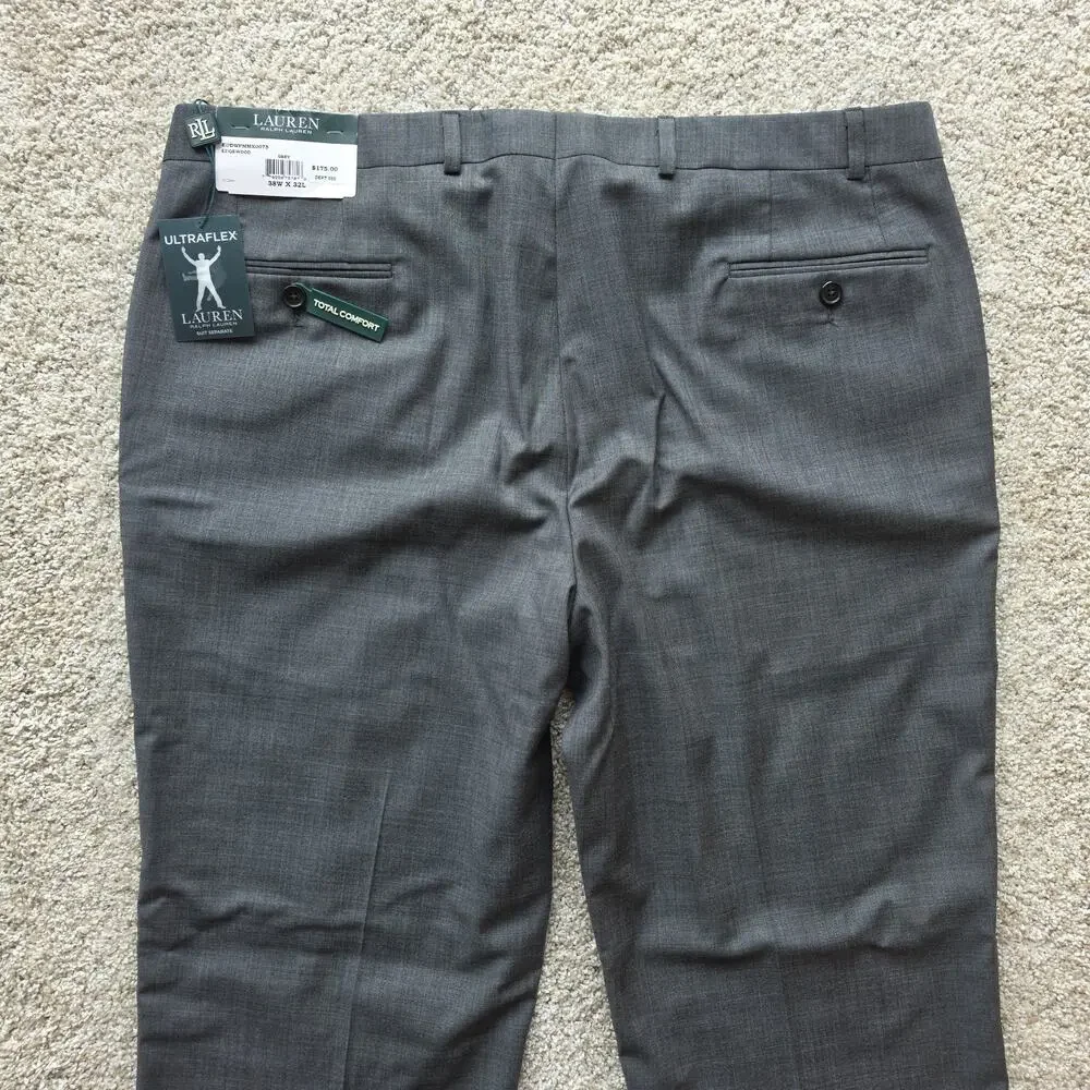 Ralph Lauren Dress Pants Men 38x32 - Classic, Business, Dress Straight NWT